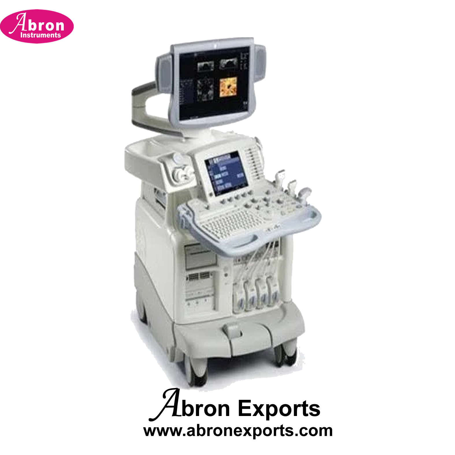 Echocardiography Ultrasound scanner 4D Cadiac colour Sonography TEE with trolley Transesophageal Hospital Abron ABM-2505D4T 